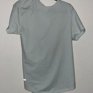 Bylt Basics Dotted Light Blue T Shirt Size medium